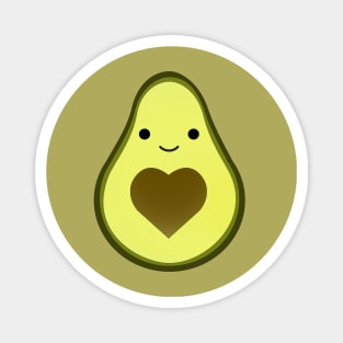 Cute Kawaii Avocado Love Magnet